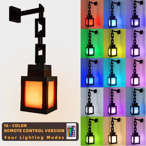 Pixel Style RGB Lantern Light gods grace