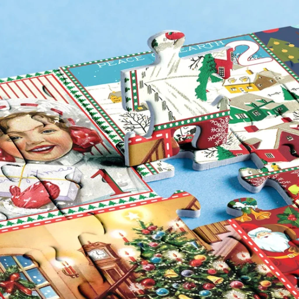 Merry Jigsaw Advent Calendar Puzzle gods grace
