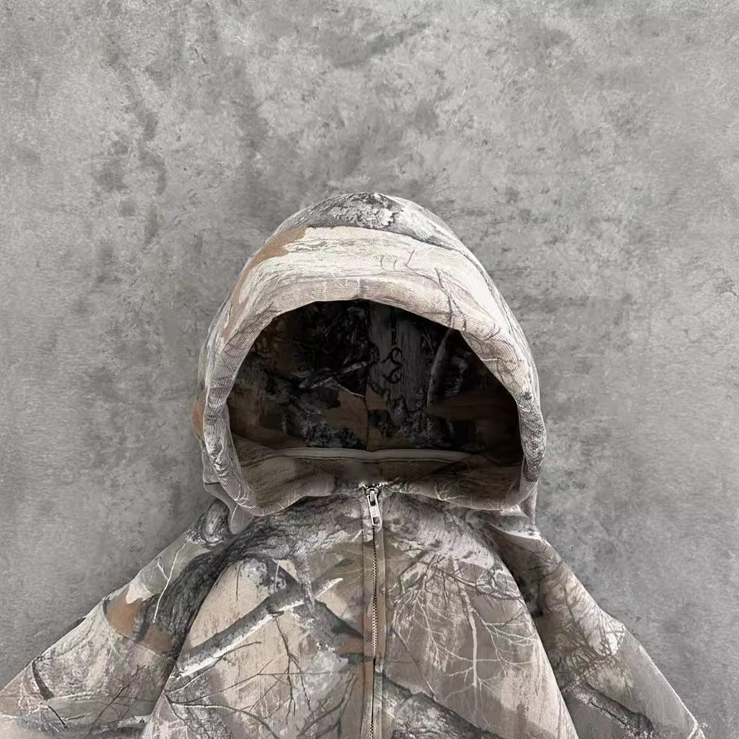 Urban Camo Retro Hoodie gods grace