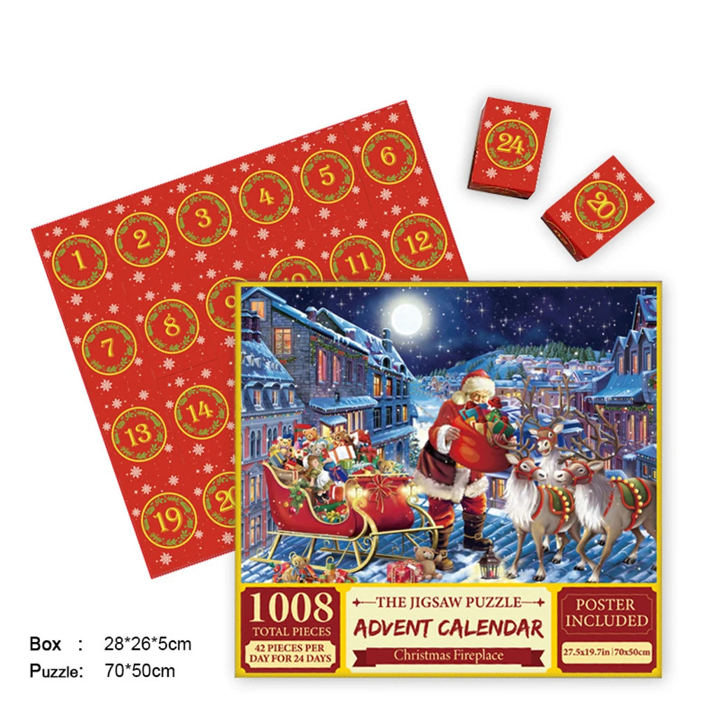 Merry Jigsaw Advent Calendar Puzzle gods grace