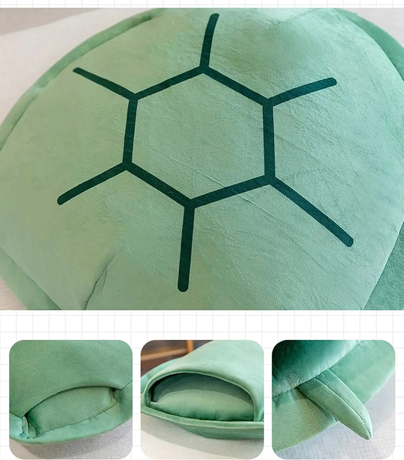 Green Wearable Turtle Shell Pillows gods grace