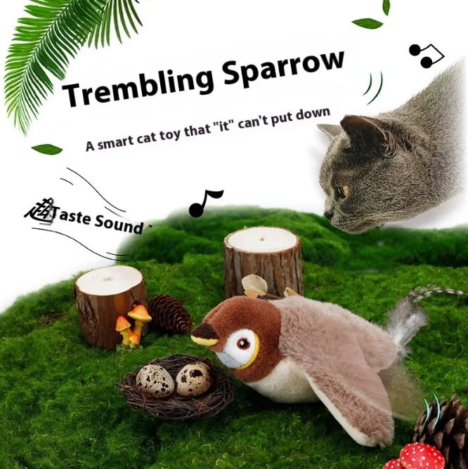 Flapping Bird Cat  Toy gods grace