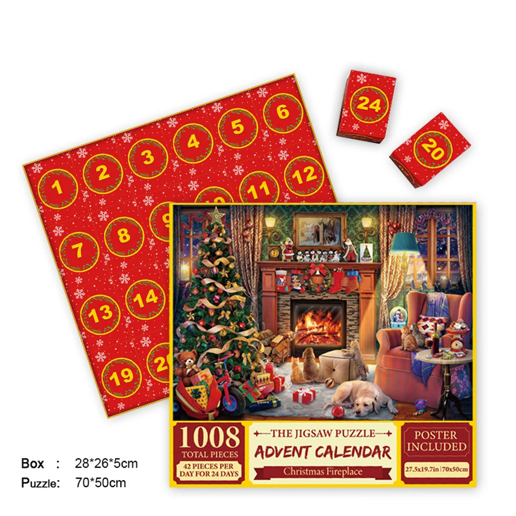 Merry Jigsaw Advent Calendar Puzzle gods grace