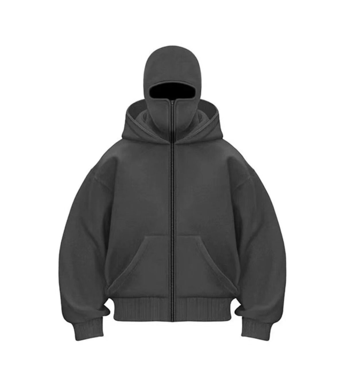 Men's Hooded Zip-Up Baseball Jacket gods grace