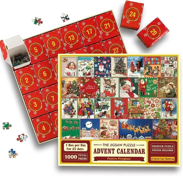 Merry Jigsaw Advent Calendar Puzzle gods grace