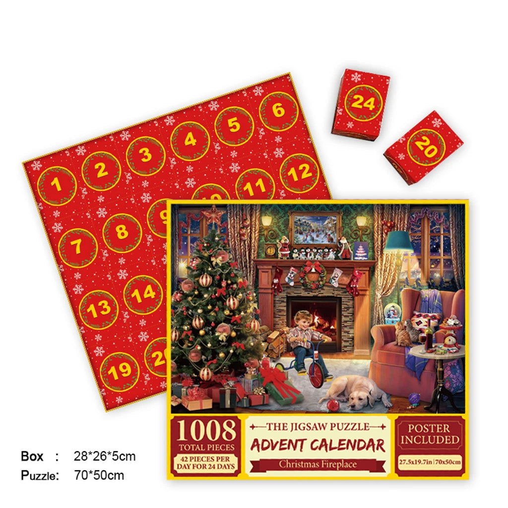 Merry Jigsaw Advent Calendar Puzzle gods grace