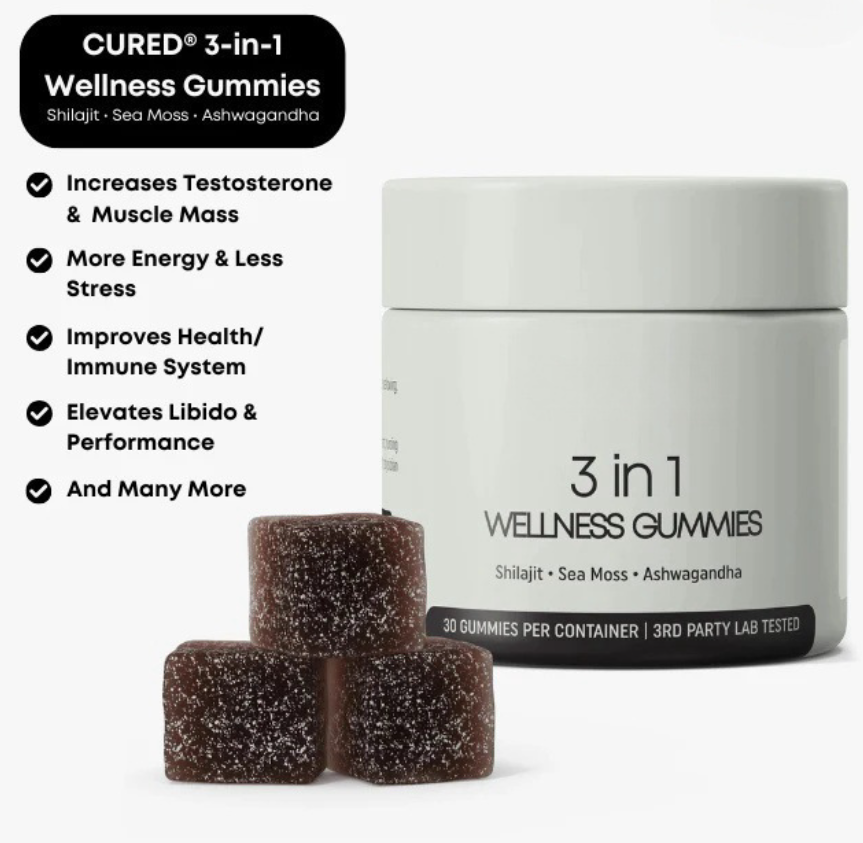 Shilajit 3-in-1 Gummies for Men gods grace