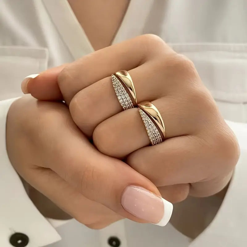 Elegant Adjustable Sparkle Ring gods grace