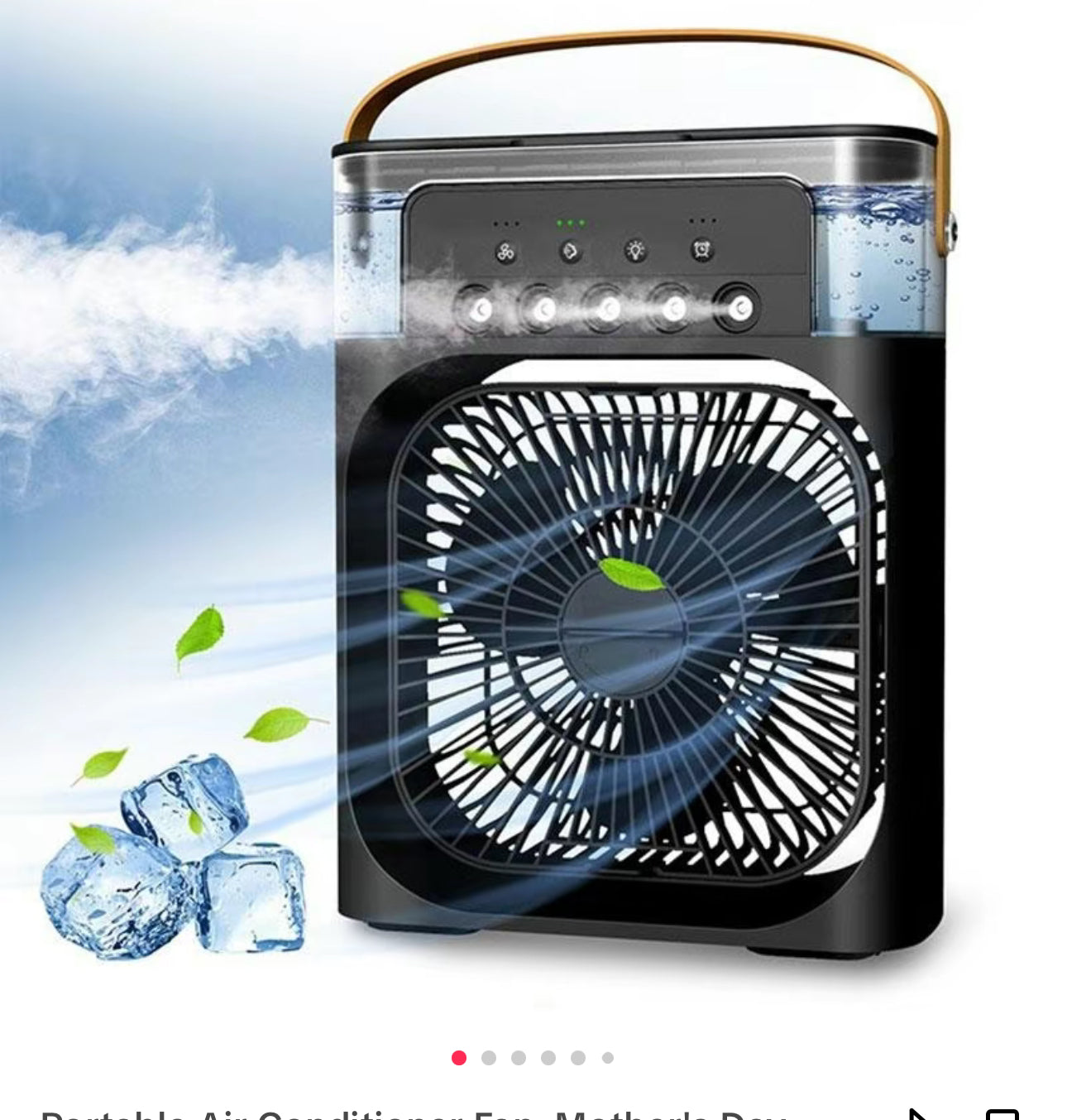 Portable 3-in-1 Air Cooler Fan – Mini AC for Room, Office & Car | Fast Cooling + Humidifier | Ships from USA 🇺🇸 | TikTok & Amazon Hot Seller! gods grace