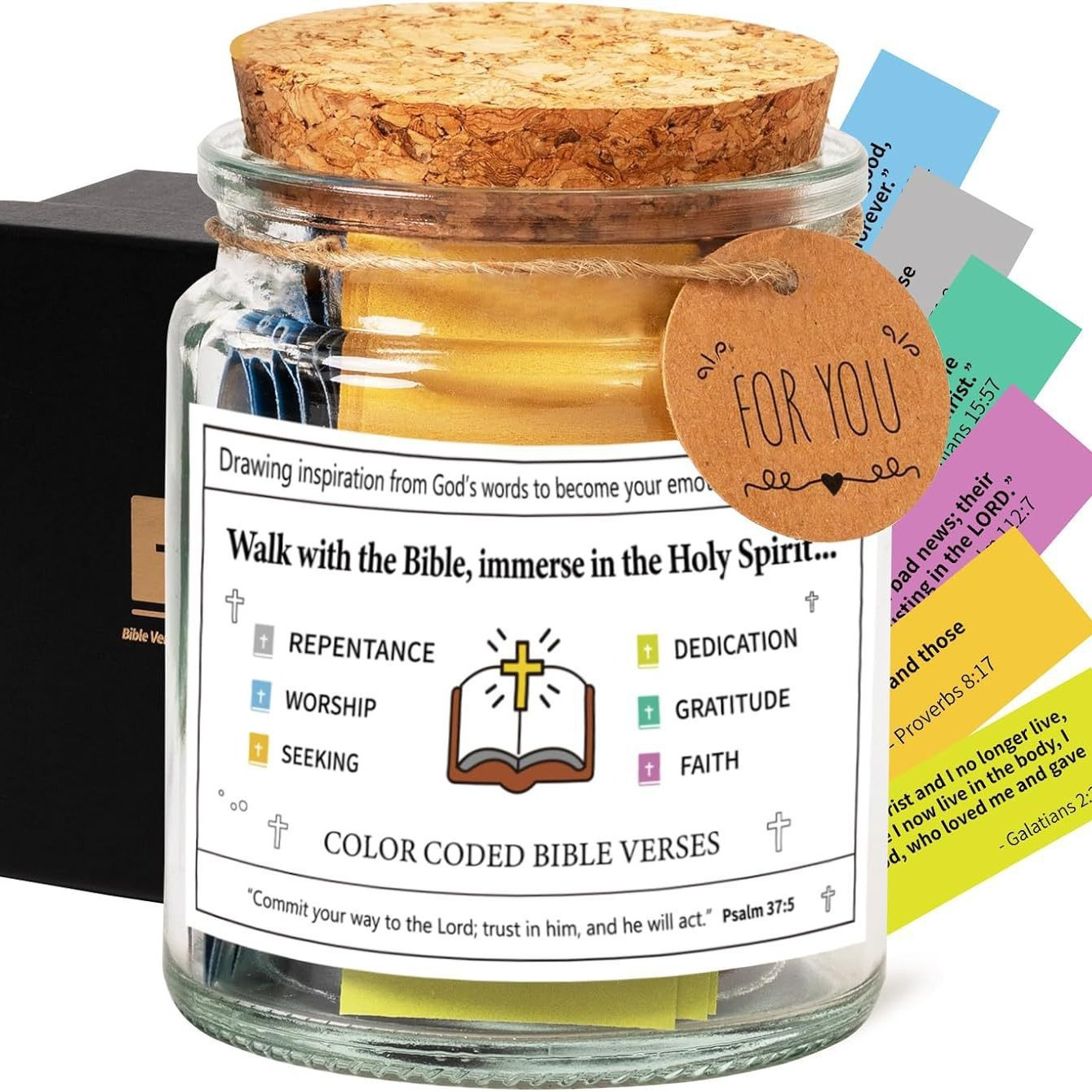 Faith & Joy Verse Jar gods grace