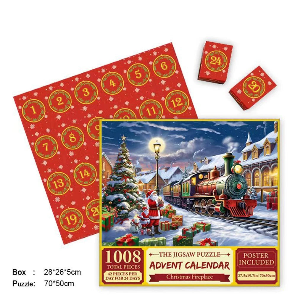 Merry Jigsaw Advent Calendar Puzzle gods grace