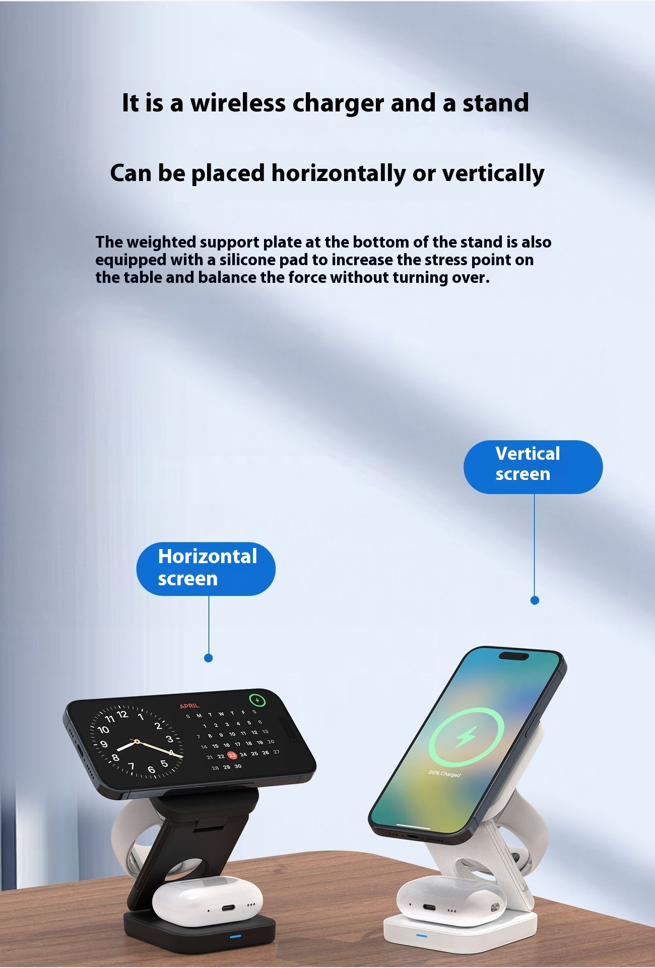 3 IN 1 FOLDABLE WIRELESS CHARGER gods grace