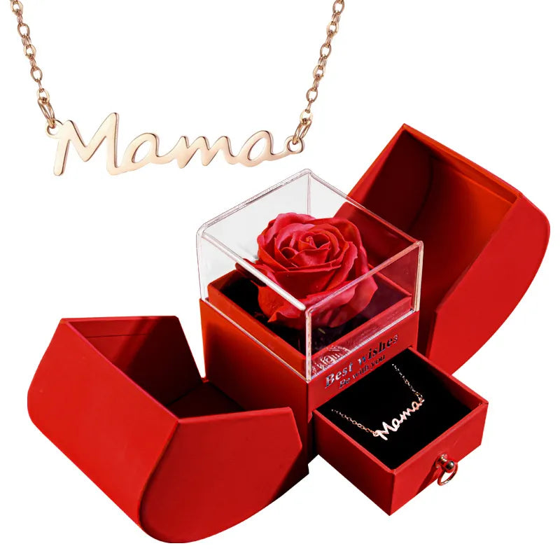 Christmas Jewelry Box Necklace gods grace