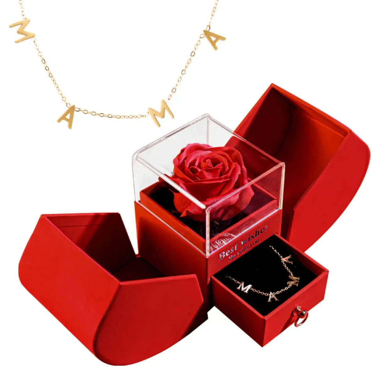 Christmas Jewelry Box Necklace gods grace