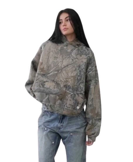 Urban Camo Retro Hoodie gods grace