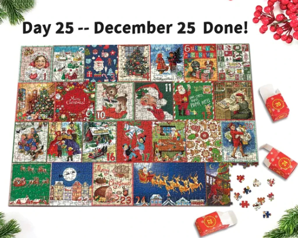 Merry Jigsaw Advent Calendar Puzzle gods grace