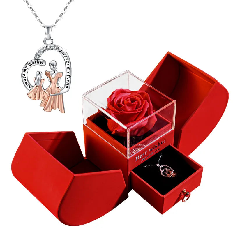 Christmas Jewelry Box Necklace gods grace