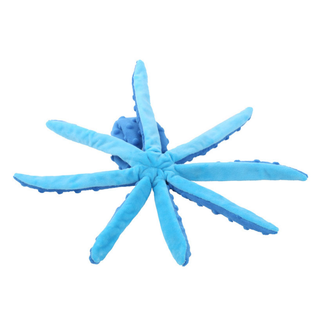 Interactive Bite-resistant Plush Octopus Pet Toy gods grace
