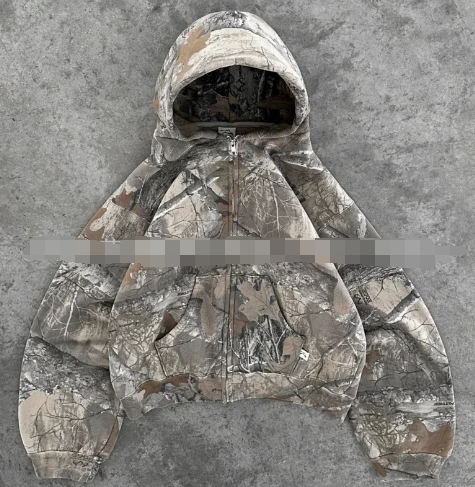 Urban Camo Retro Hoodie gods grace