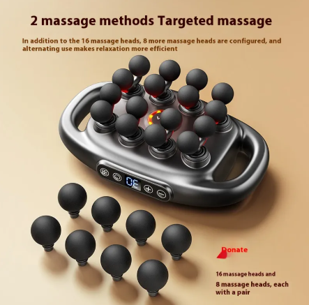 Deep Tissue Muscle Massage Gun, 8/16 Heads gods grace