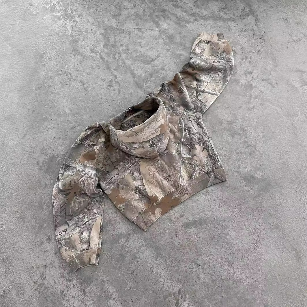 Urban Camo Retro Hoodie gods grace