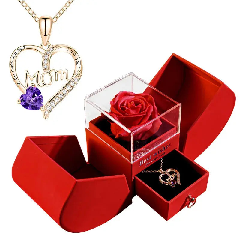 Christmas Jewelry Box Necklace gods grace