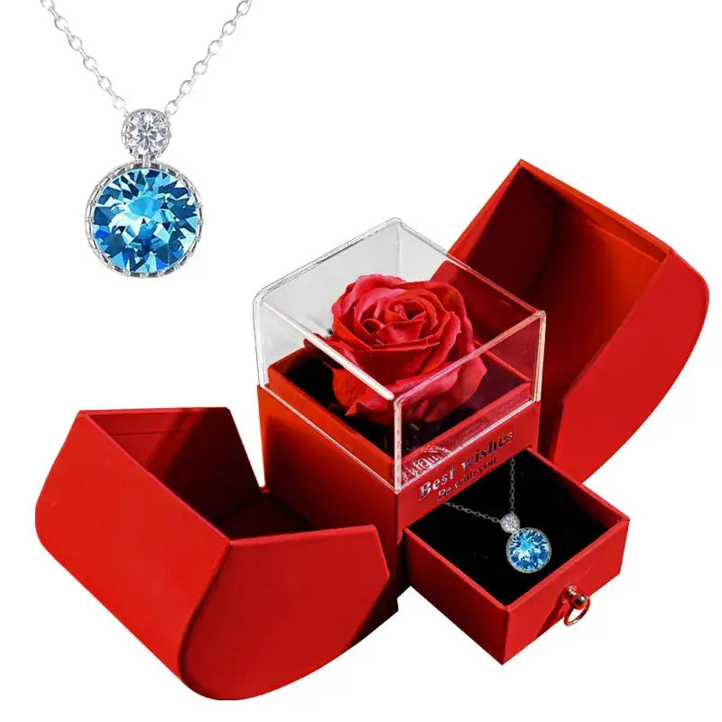 Christmas Jewelry Box Necklace gods grace