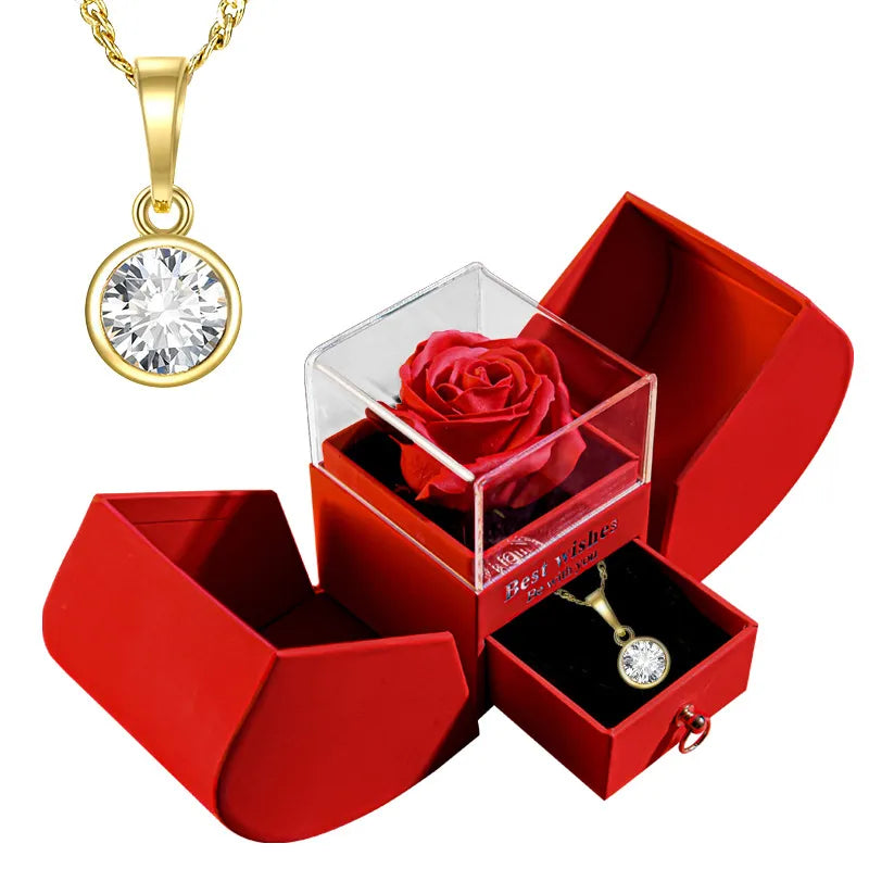 Christmas Jewelry Box Necklace gods grace