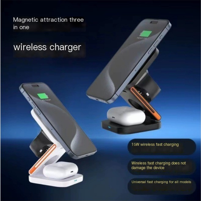 3-in-1 Folding Wireless Charger gods grace