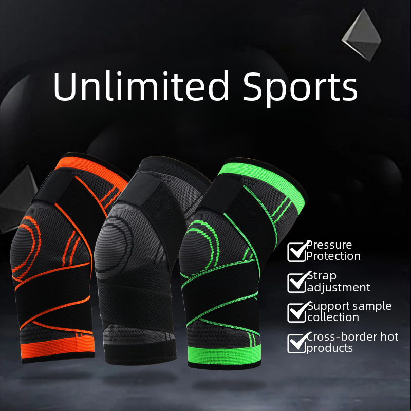 Men's Compression Knee Brace for Sports and Fitness gods grace