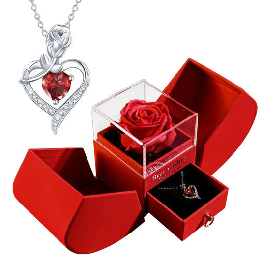 Christmas Jewelry Box Necklace gods grace