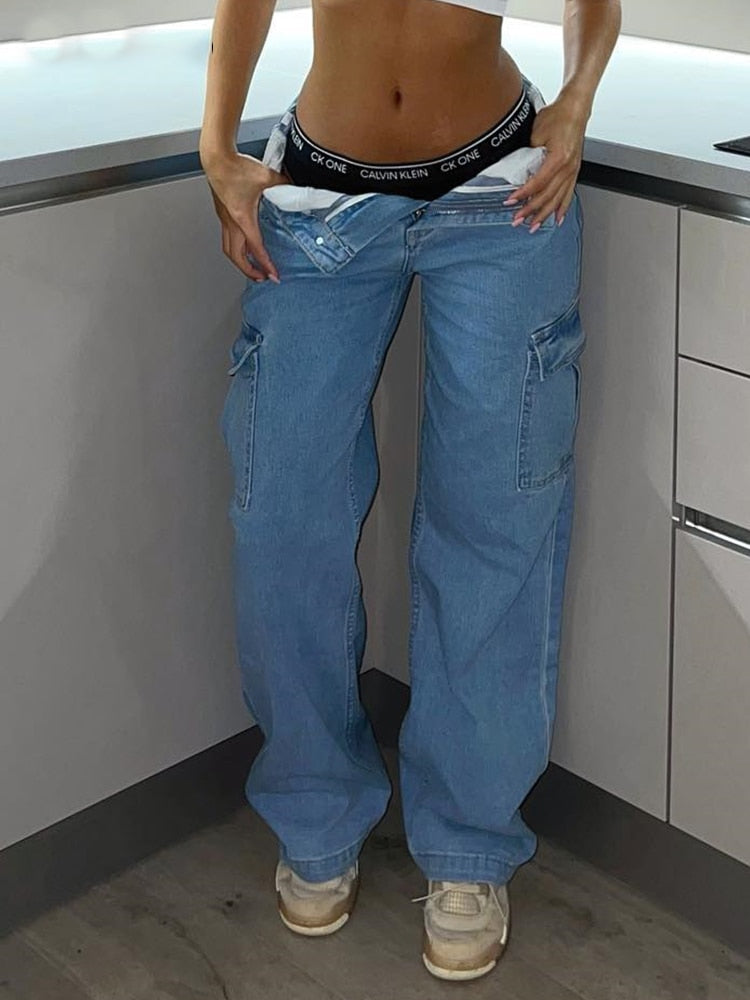 High Waist Cargo Pants Stylish gods grace