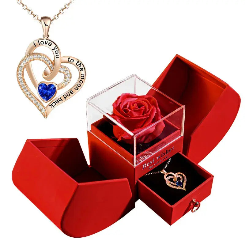 Christmas Jewelry Box Necklace gods grace