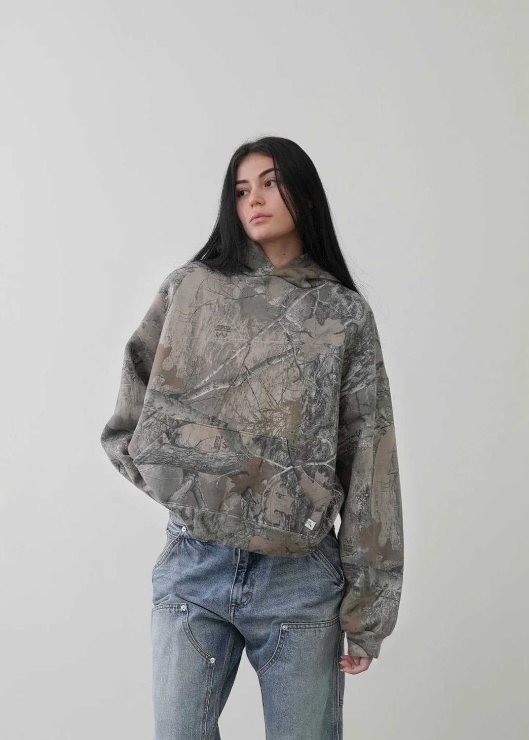 Urban Camo Retro Hoodie gods grace