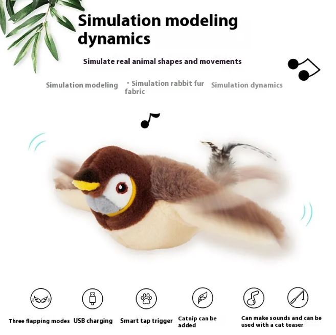 Flapping Bird Cat  Toy gods grace