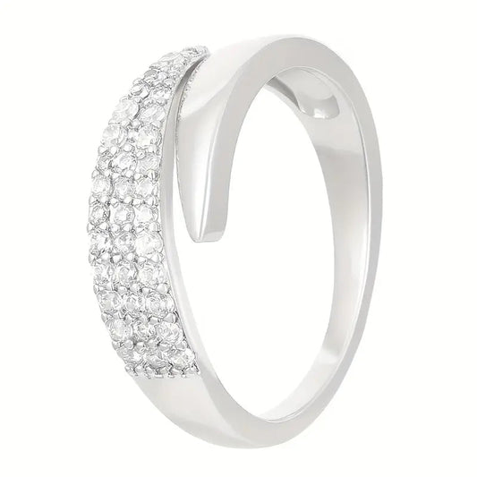 Elegant Adjustable Sparkle Ring gods grace