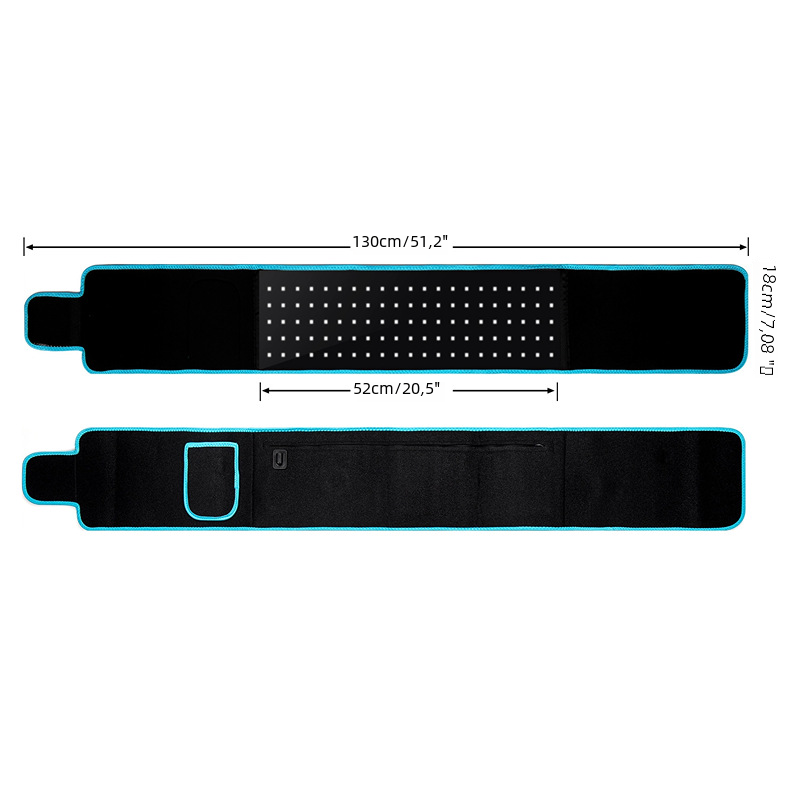 Long Wave Red Light Therapy Heating Waist Belt gods grace