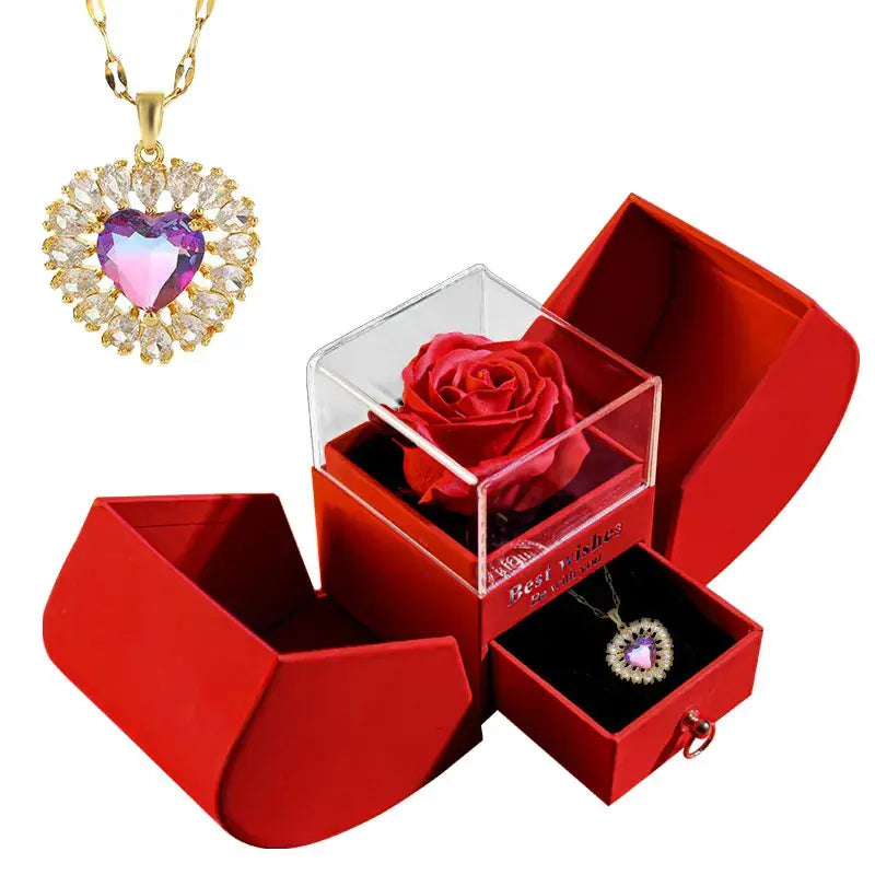 Christmas Jewelry Box Necklace gods grace