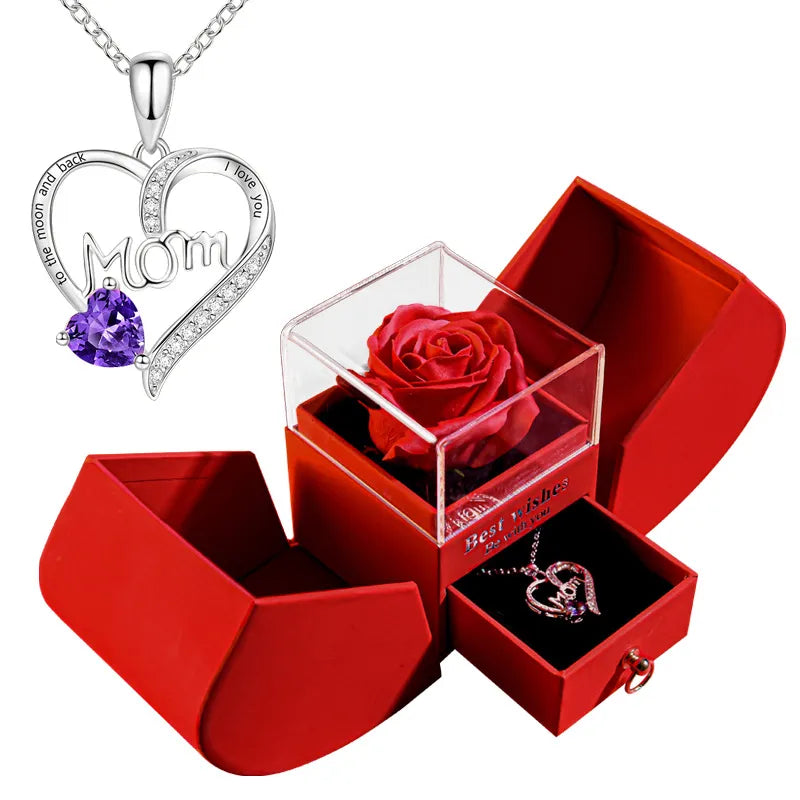 Christmas Jewelry Box Necklace gods grace
