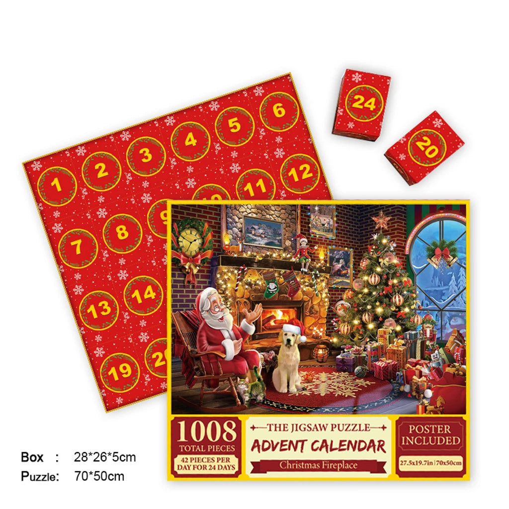 Merry Jigsaw Advent Calendar Puzzle gods grace