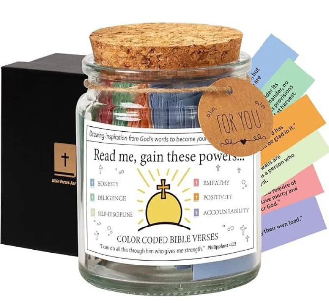 Faith & Joy Verse Jar gods grace