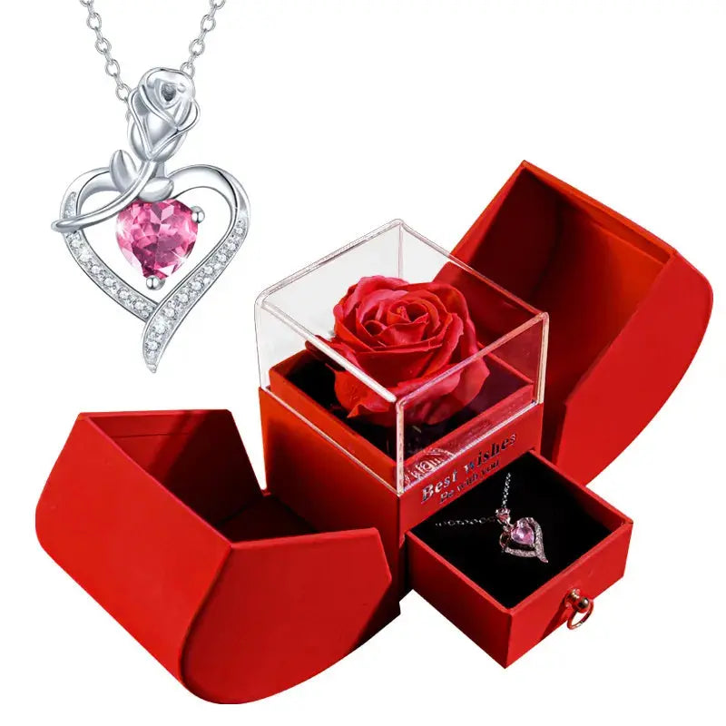 Christmas Jewelry Box Necklace gods grace