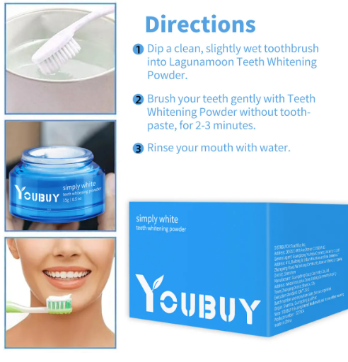 Teeth Whitening Brightening Powder gods grace