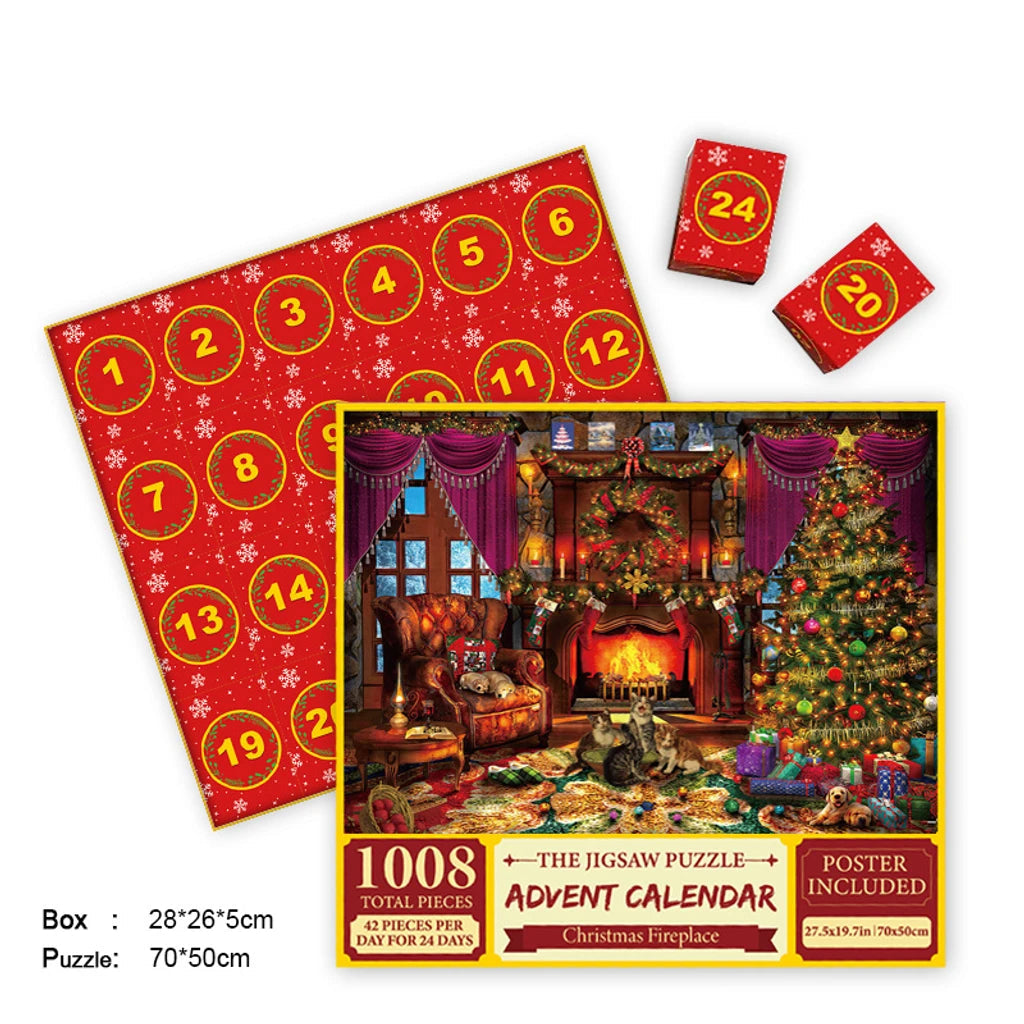 Merry Jigsaw Advent Calendar Puzzle gods grace