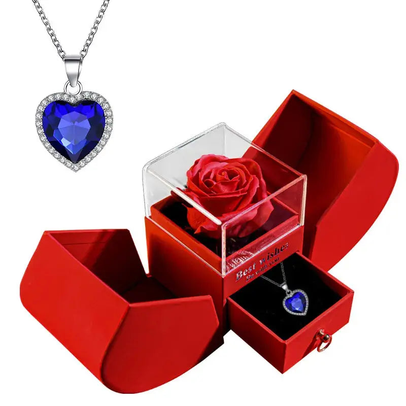 Christmas Jewelry Box Necklace gods grace