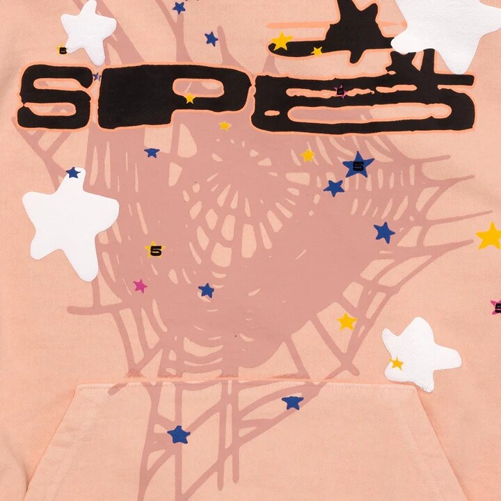 Spider Letter Prints Hoodies gods grace