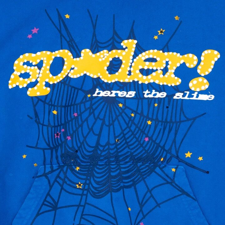 Spider Letter Prints Hoodies gods grace