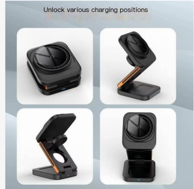 3-in-1 Folding Wireless Charger gods grace