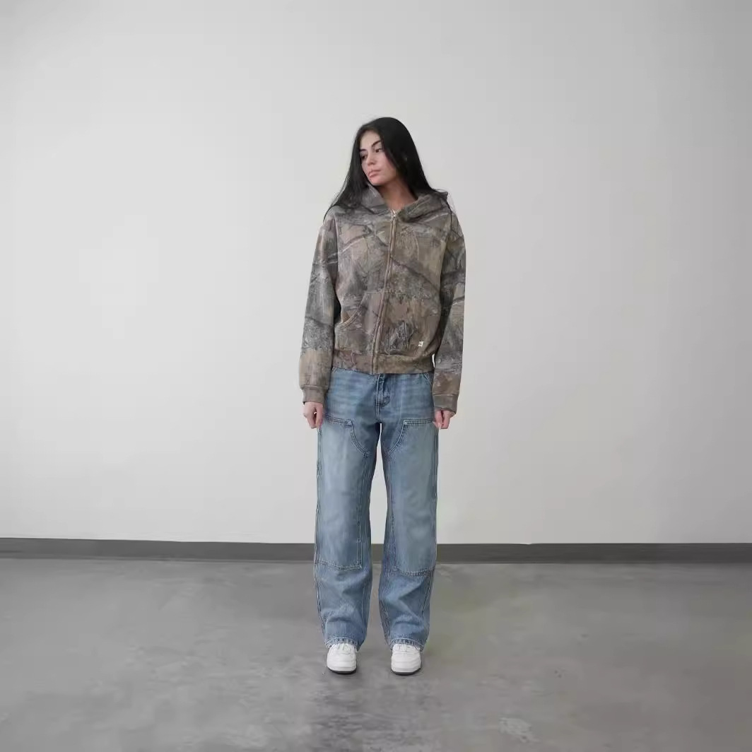 Urban Camo Retro Hoodie gods grace