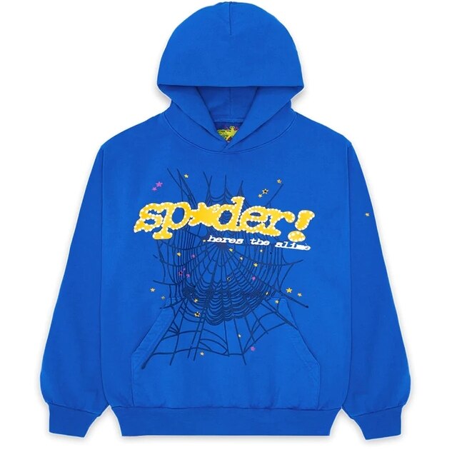 Spider Letter Prints Hoodies gods grace
